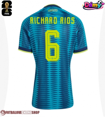 Kolumbie Richard Rios #6 Venkovní Dres pro Dámy MS 2026 Krátkým Rukávem